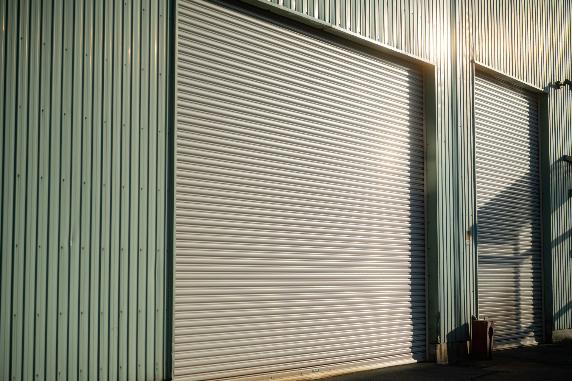 三和シャッター（大型タイプ）の施工イメージ
